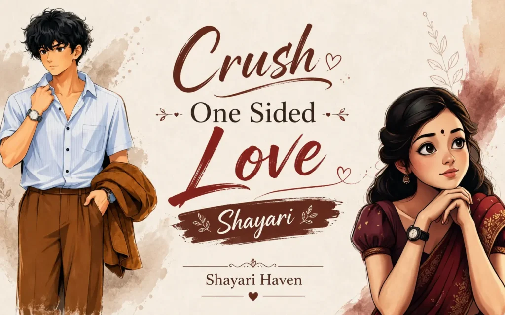Crush One Sided Love Shayari