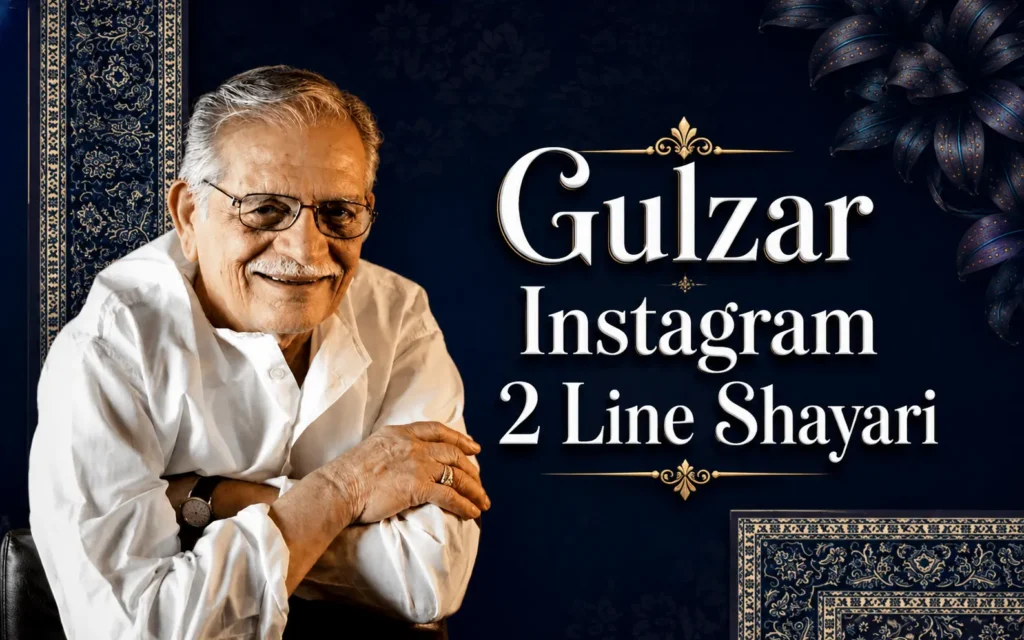 50+ Best Gulzar Instagram 2 Line Shayari | Shayari Haven Gulzar Instagram 2 Line Shayari
