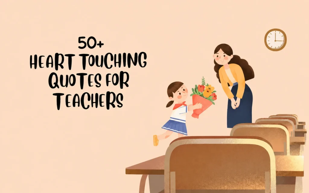 Heart Touching Quotes for Teachers: 50+ Beautiful & Emotional Quotes Heart Touching Quotes for Teachers