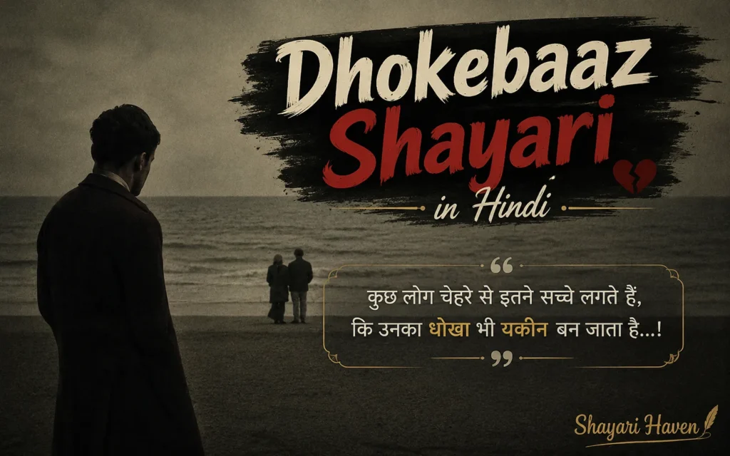 50+ Dhokebaaz Shayari In Hindi | shayarihaven Dhokebaaj shayari in Hindi