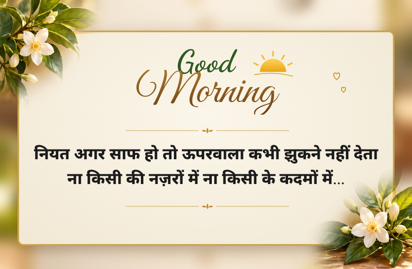 140+ good morning shayari in Hindi: प्रेम, दोस्ती, परिवार और हौसले से भरी मौलिक सुबह पंक्तियाँ good morning shayari